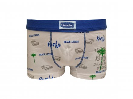 Gasolino boxerky chlapecké Beach lovers 3404 bílé